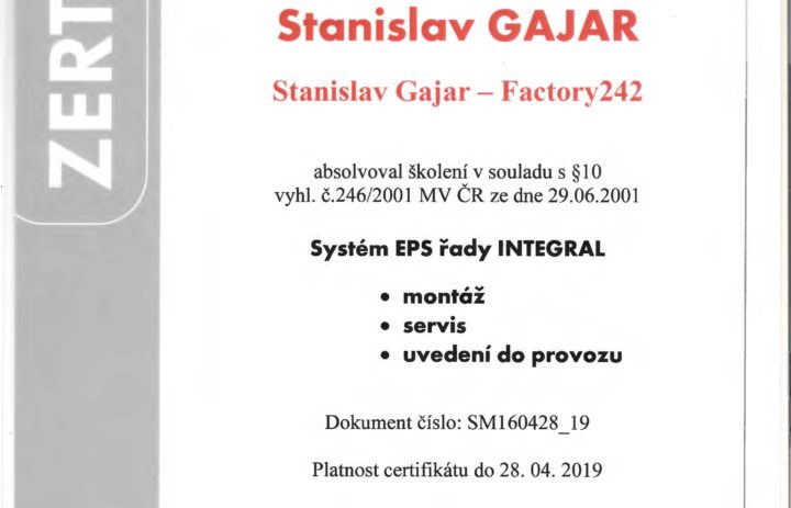  EPS Schrack - INTEGRAL do 2019 