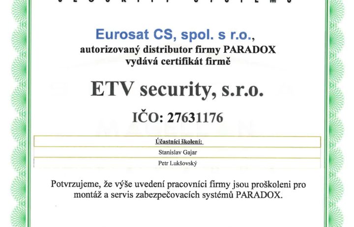  2020_Certifikát Paradox 