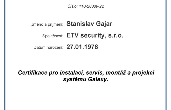  Certifikace_Galaxy_Gajar 